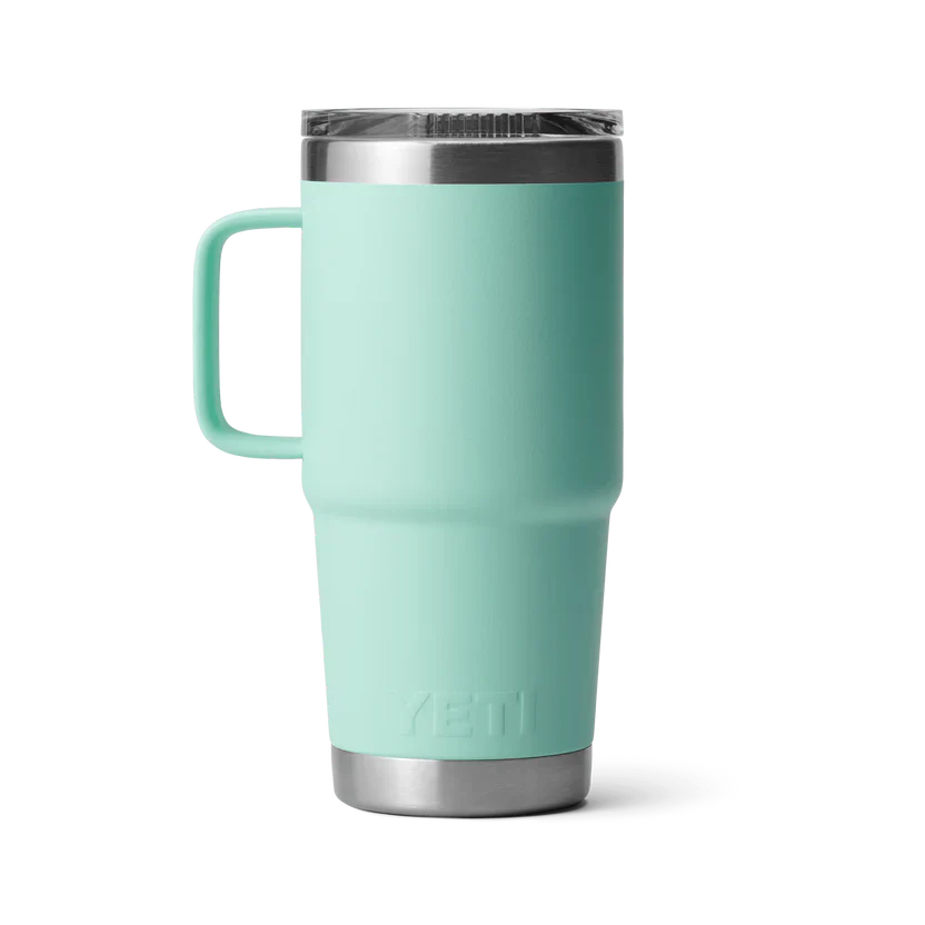 YETI Rambler 20 OZ (591ml) Travel Mug With Stronghold Lid - Seafoam - Image 3