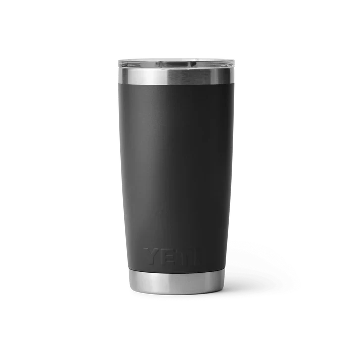 YETI Rambler 20 OZ (591ml) Tumbler With Magslider Lid - Black - Image 3