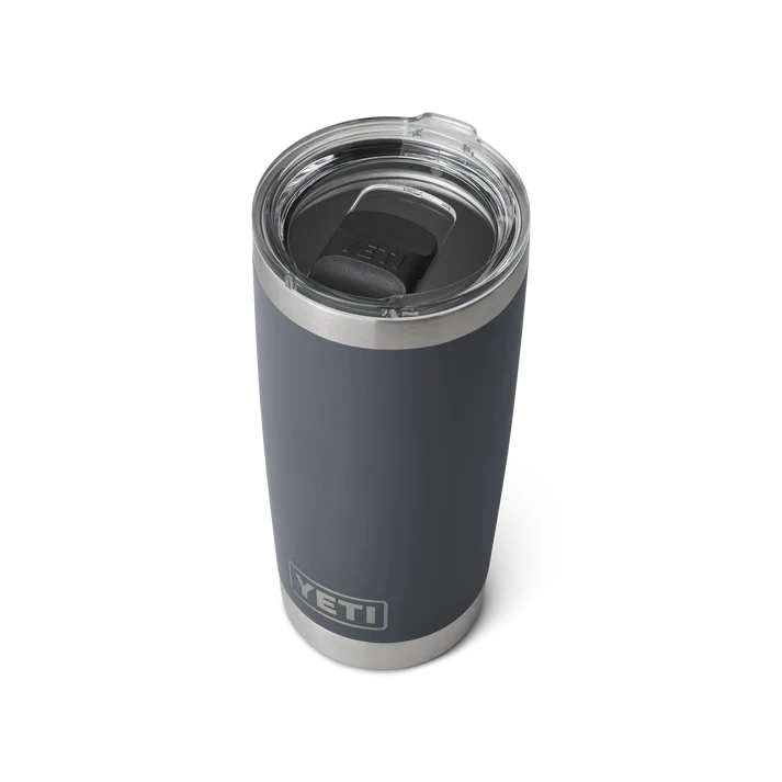 YETI Rambler 20 OZ (591ml) Tumbler With Magslider Lid - Charcoal - Image 2