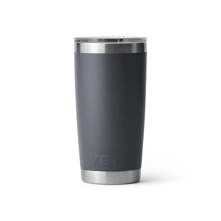 YETI Rambler 20 OZ (591ml) Tumbler With Magslider Lid - Charcoal - Image 3
