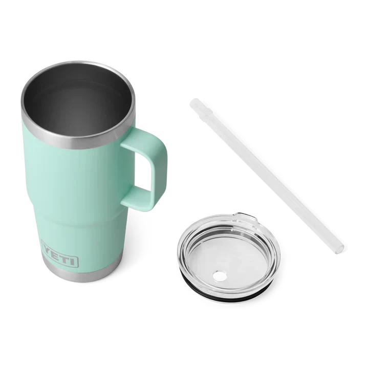 YETI Rambler 25 OZ (739ml) Straw Mug With Straw Lid - Seafoam - Image 3