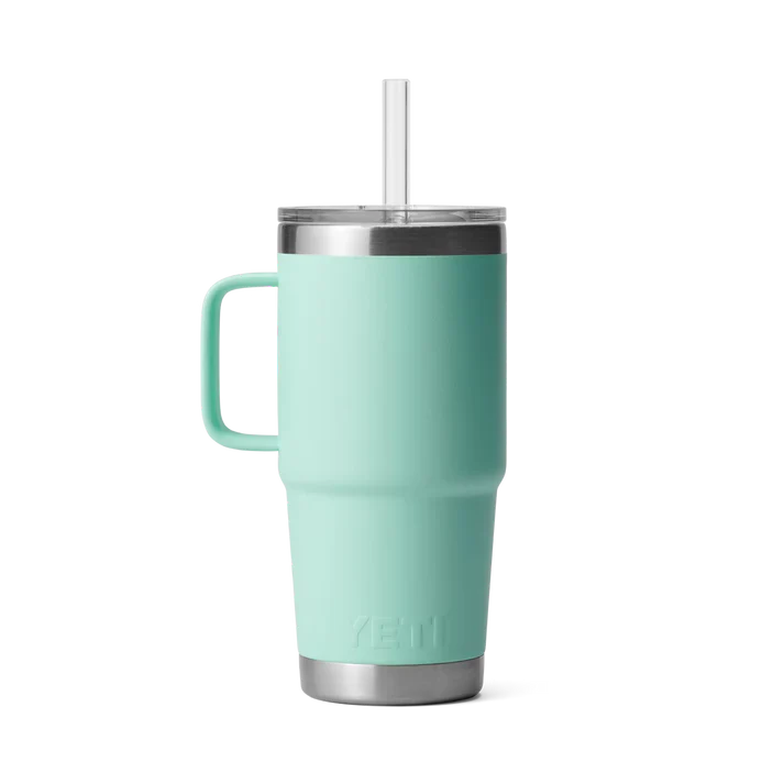 YETI Rambler 25 OZ (739ml) Straw Mug With Straw Lid - Seafoam - Image 5