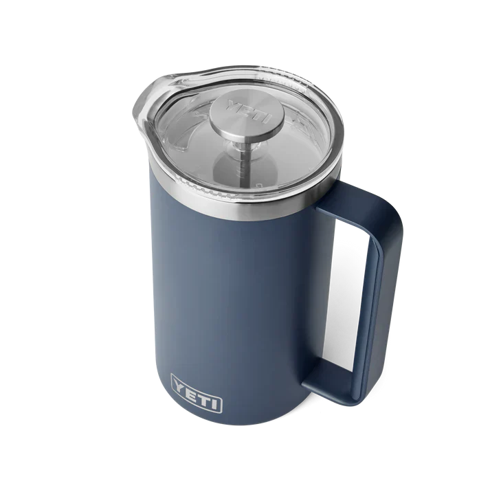 YETI Rambler 34 OZ French Press Cafetiere - Navy - Image 3