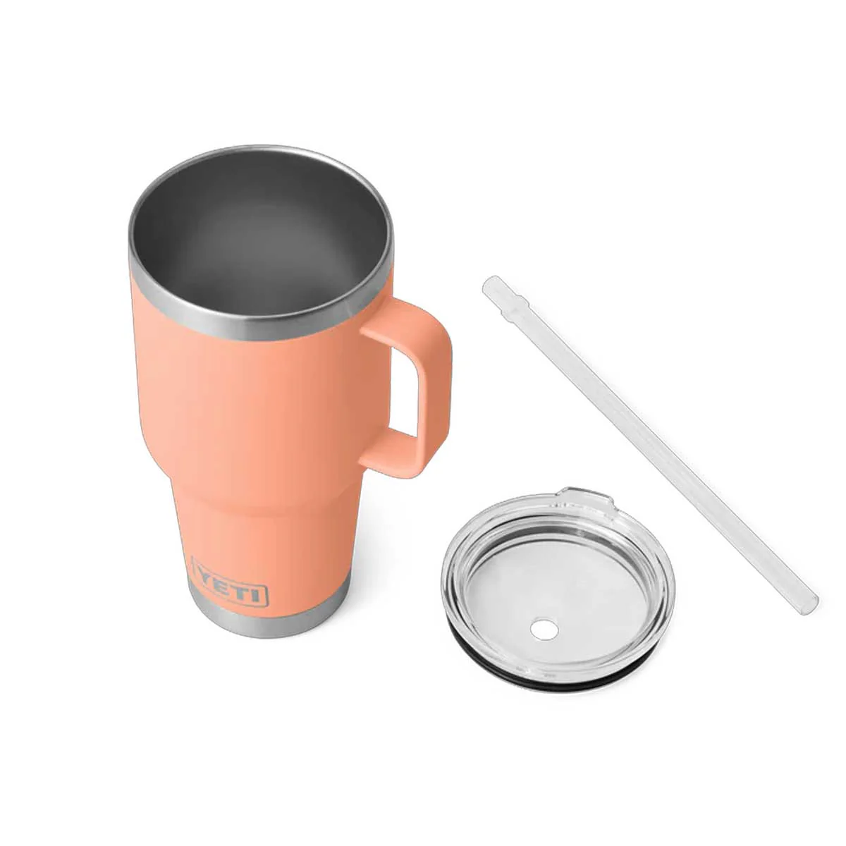 YETI Rambler 35 OZ (994ml) Straw Mug With Straw Lid - Lowcountry Peach - Image 4