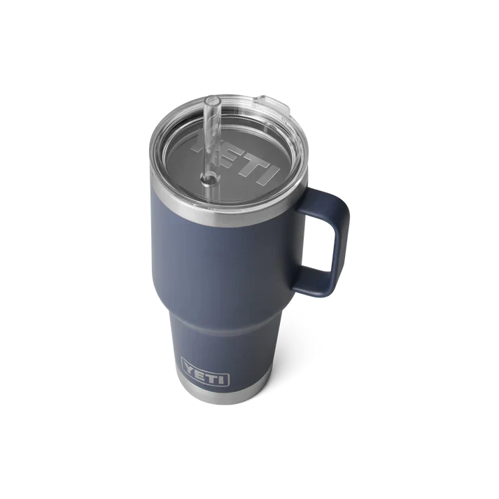 YETI Rambler 35 OZ (994ml) Straw Mug With Straw Lid - Navy - Image 2