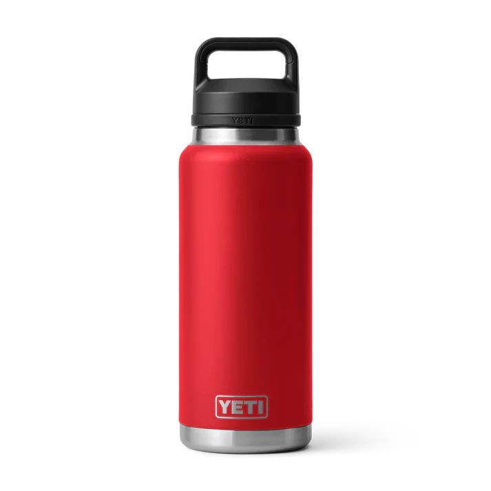 YETI Rambler 36 oz (1065ml) Bottle With Chug Cap - Rescue Red
