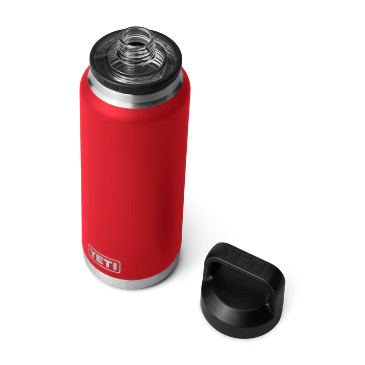 YETI Rambler 36 oz (1065ml) Bottle With Chug Cap - Rescue Red - Image 2