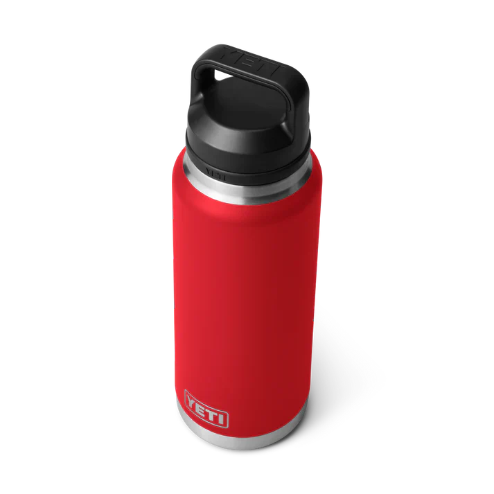 YETI Rambler 36 oz (1065ml) Bottle With Chug Cap - Rescue Red - Image 4