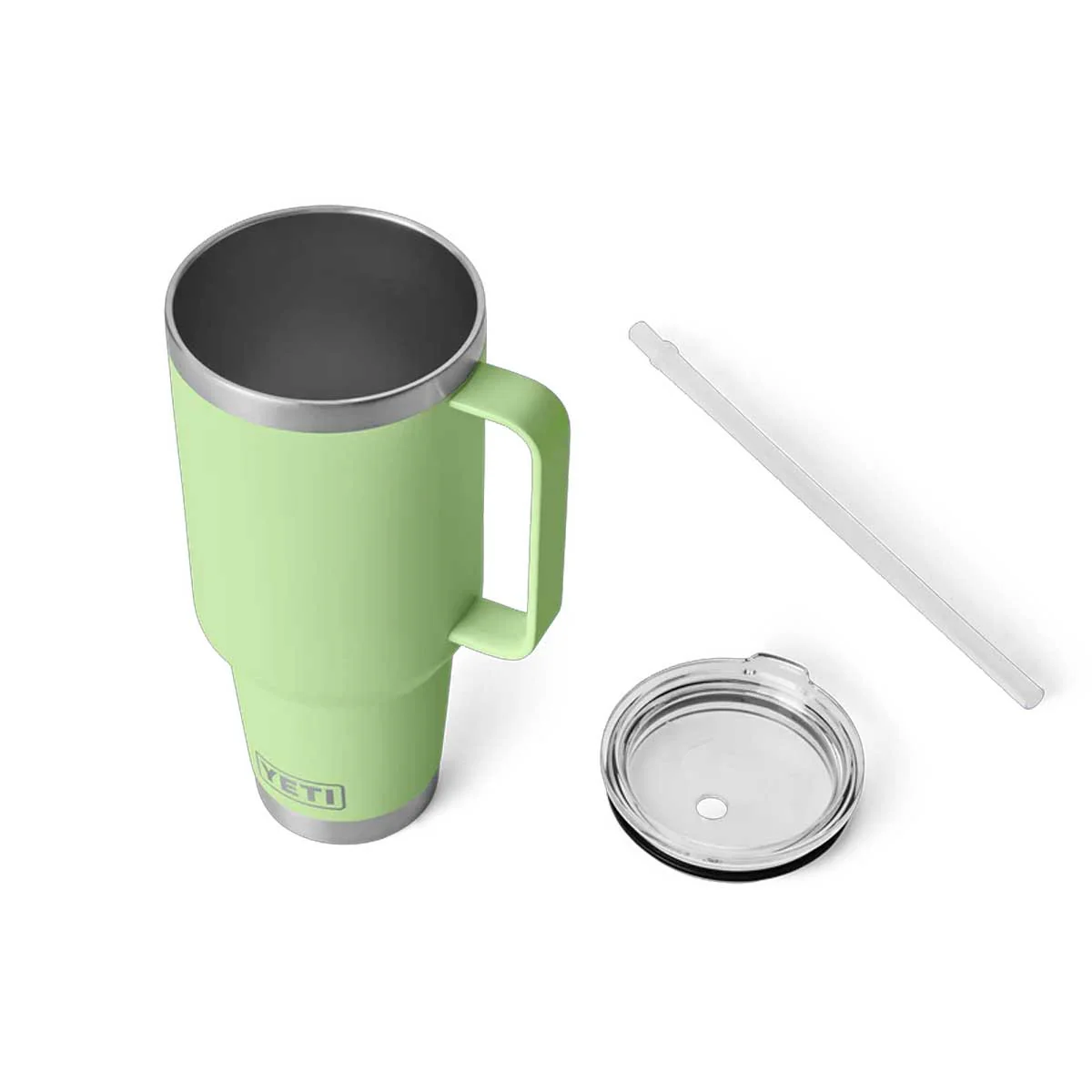 YETI Rambler 42 OZ (1242ml) Straw Mug With Straw Lid - Key Lime - Image 4