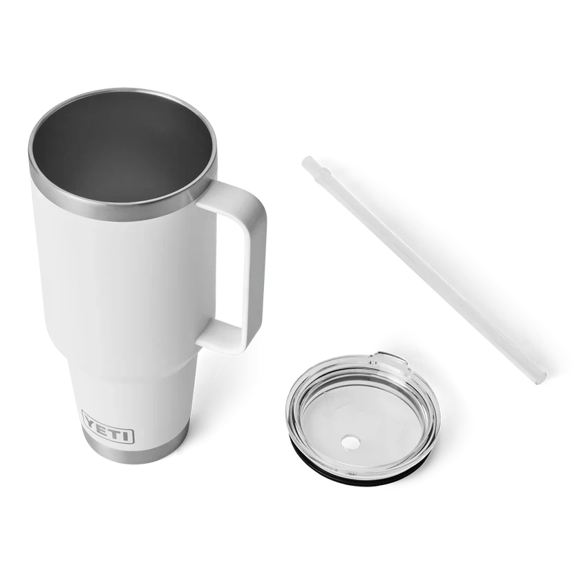 YETI Rambler 42 OZ (1242ml) Straw Mug With Straw Lid - White - Image 5