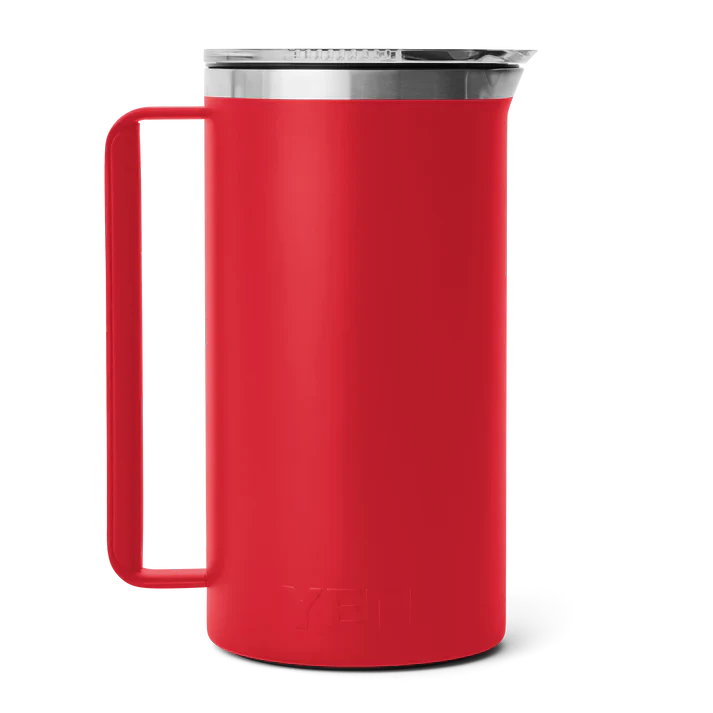 YETI Rambler 64oz (1.9L) Pitcher MagSlider Lid - Rescue Red - Image 4