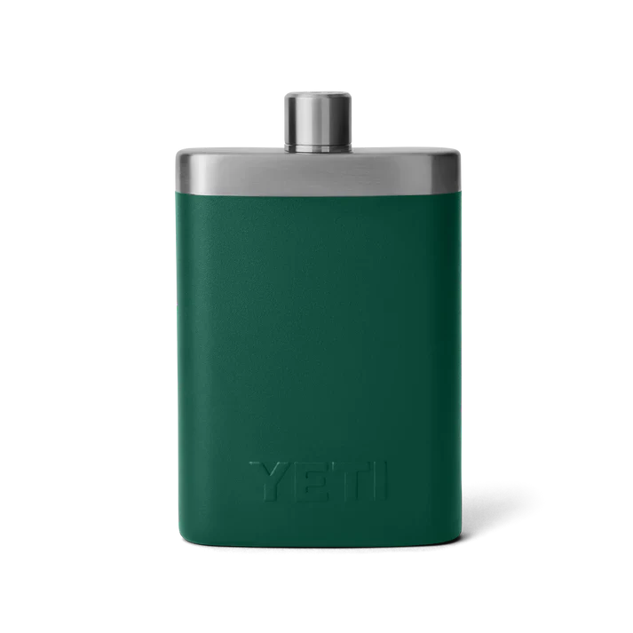 YETI Rambler 7 OZ Flask - Black Forest Green - Image 3