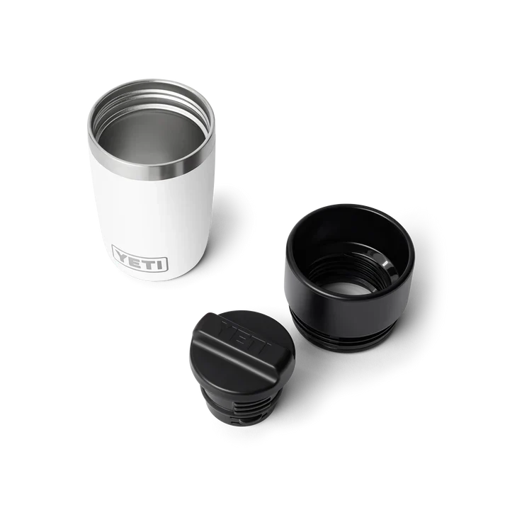 YETI Rambler 8 OZ (236ml) Travel Bottle with Commuter Cap - White - Image 2