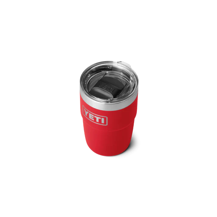 YETI Rambler 8 OZ (237ml) Stackable Cup With DuraSip™ Ceramic Lining - Rescue Red - Image 2