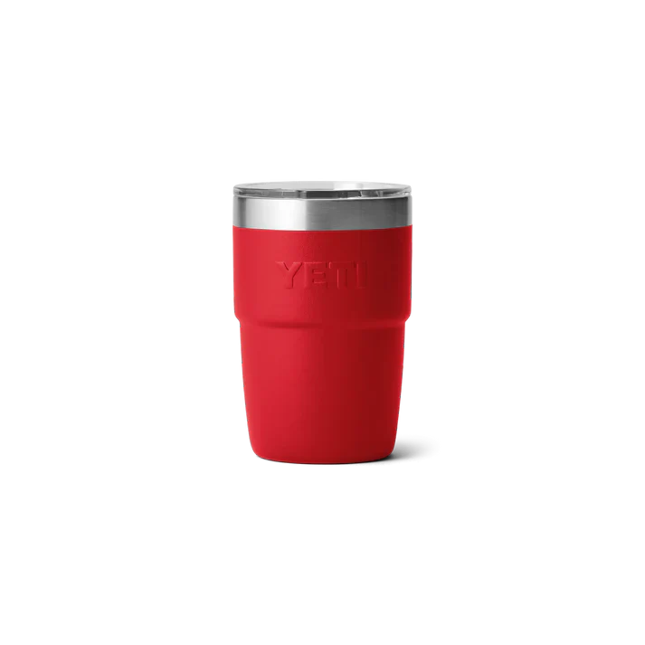 YETI Rambler 8 OZ (237ml) Stackable Cup With DuraSip™ Ceramic Lining - Rescue Red - Image 3
