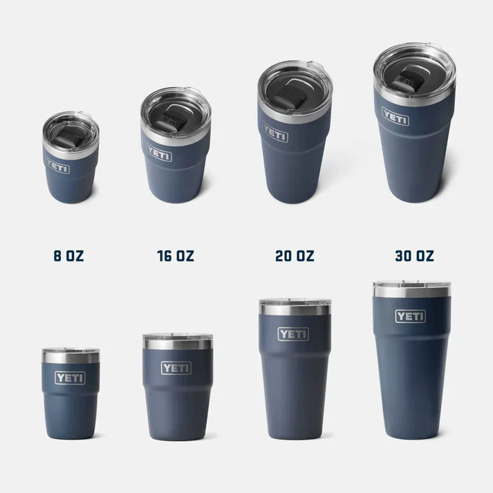 YETI Rambler 8 OZ (237ml) Stackable Cup With DuraSip™ Ceramic Lining - Rescue Red - Image 7