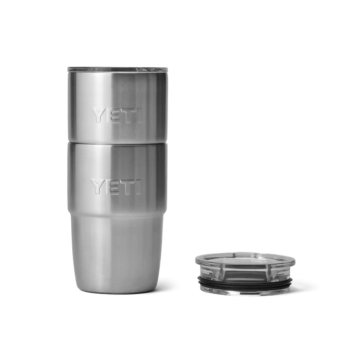 YETI Rambler 8 OZ (237ml) Stackable Cup With DuraSip™ Ceramic Lining - Stainless Steel - Image 3