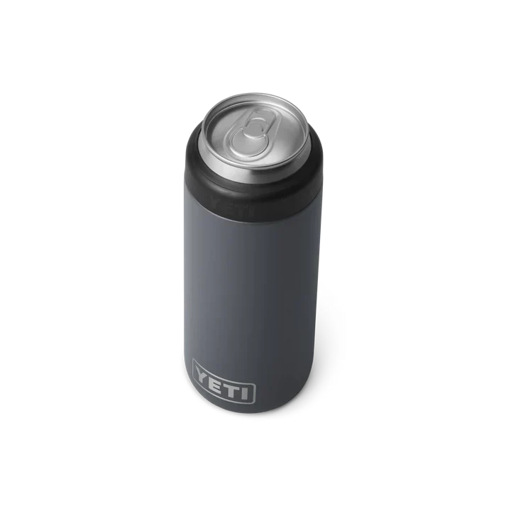 YETI Rambler Colster 250ml Slim Can Insulator - Charcoal - Image 2