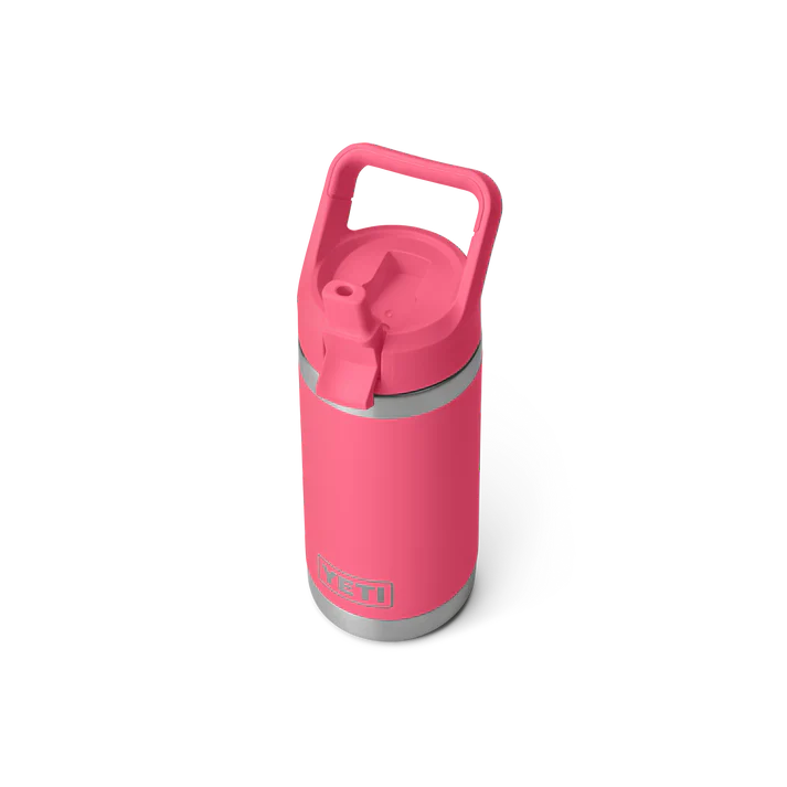 YETI Rambler JR 12 OZ (354ml) Kids Bottle With Straw Cap - Tropical Pink - Image 2