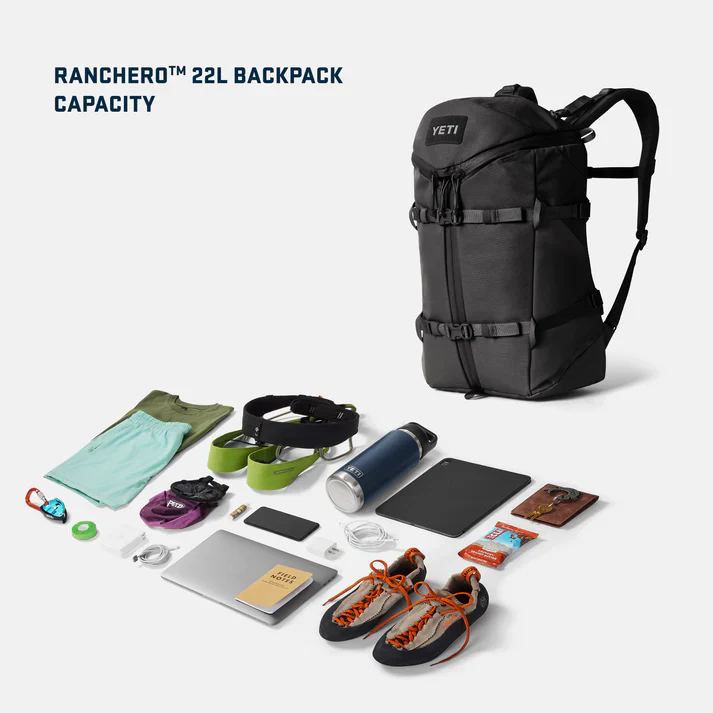 YETI Ranchero Backpack 22L - Black - Image 5