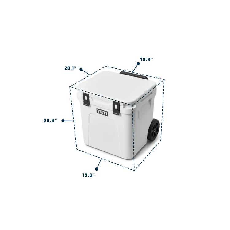 YETI Roadie 48 Wheeled Cooler Box – White - Image 5