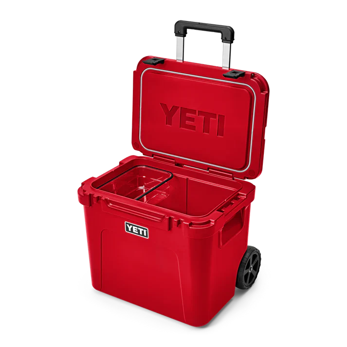 YETI Roadie 60 Wheeled Cooler Box – Rescue Red - Image 2