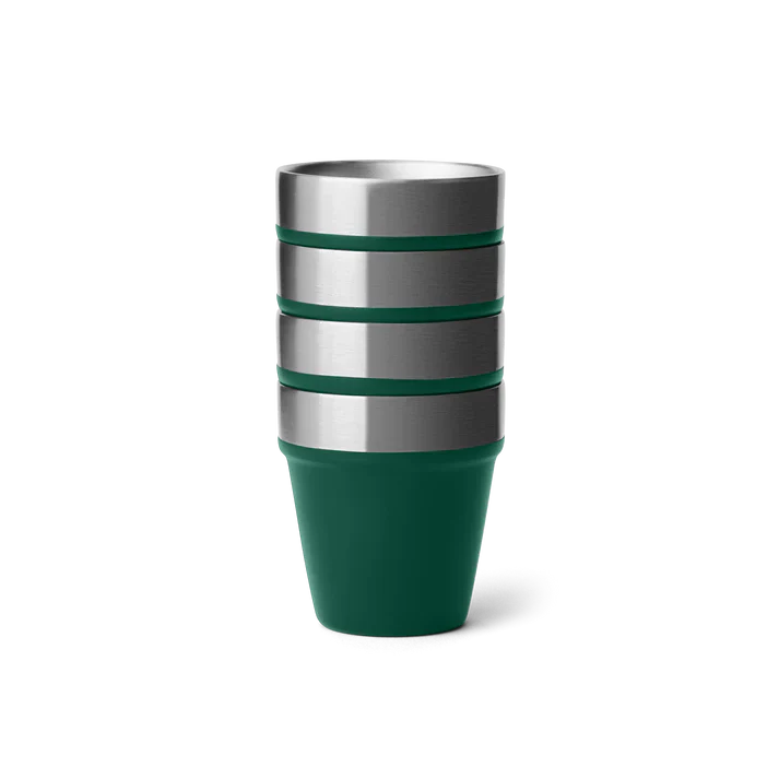 YETI Shot Glasses With Carrying Case - Black Forest Green - Image 5