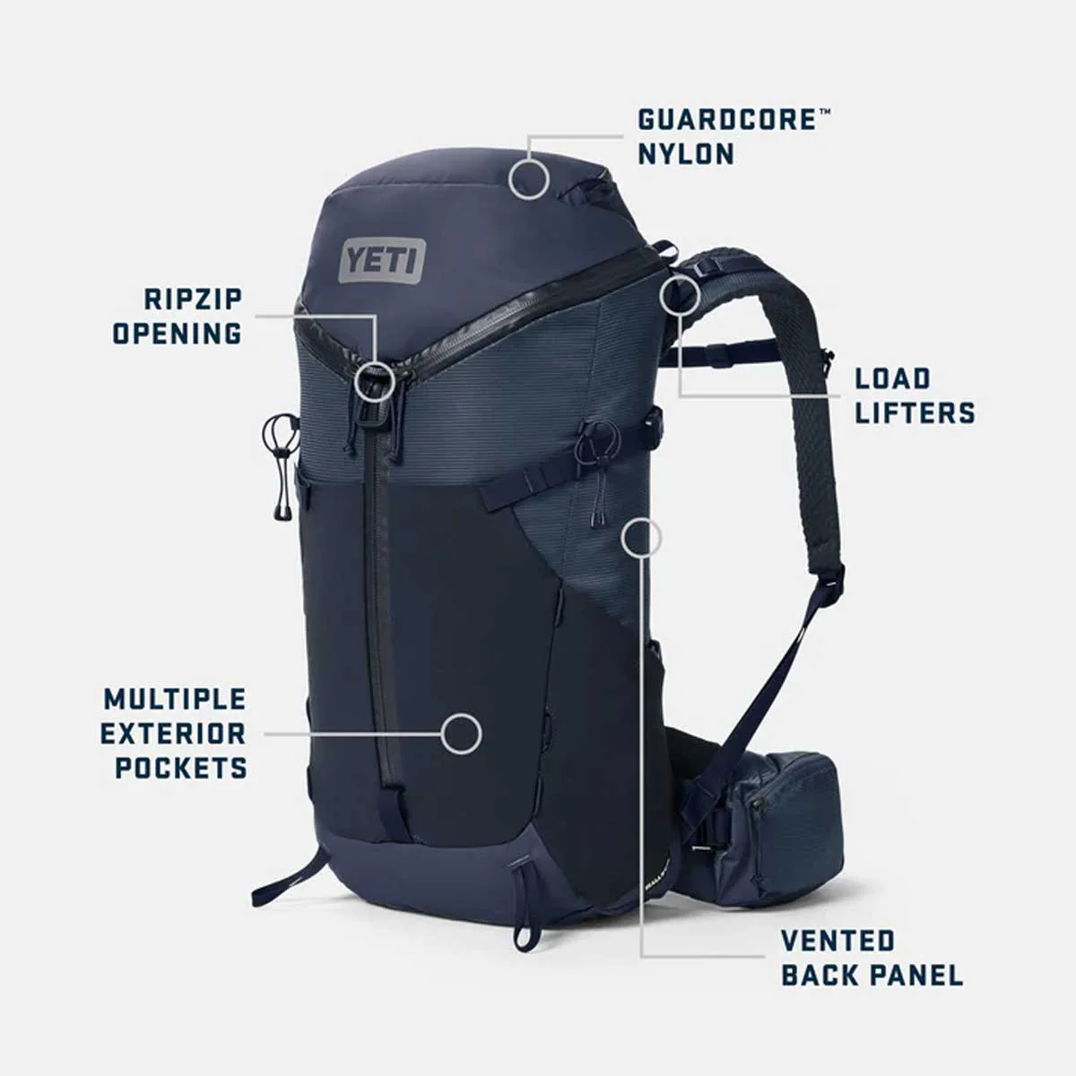 YETI Skala 32L Hiking Backpack - Mens - Navy - Image 5