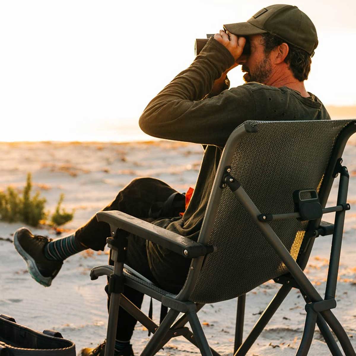 YETI Trailhead Camp Chair - Charcoal - Image 4