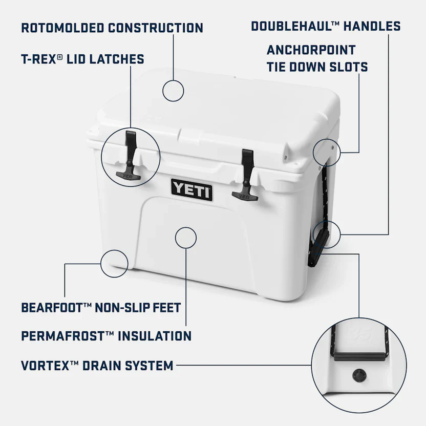 YETI Tundra 35 Heavy Duty Cooler Box - Charcoal - Image 6
