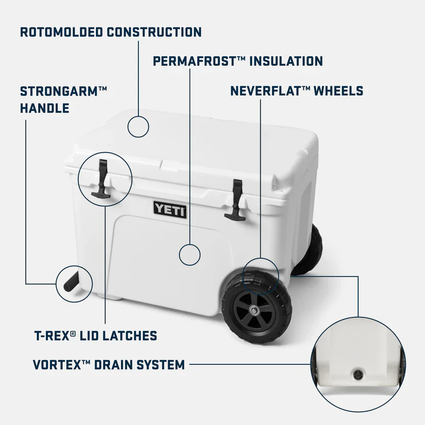 YETI Tundra Haul Heavy Duty Wheeled Cooler Box – Charcoal - Image 9