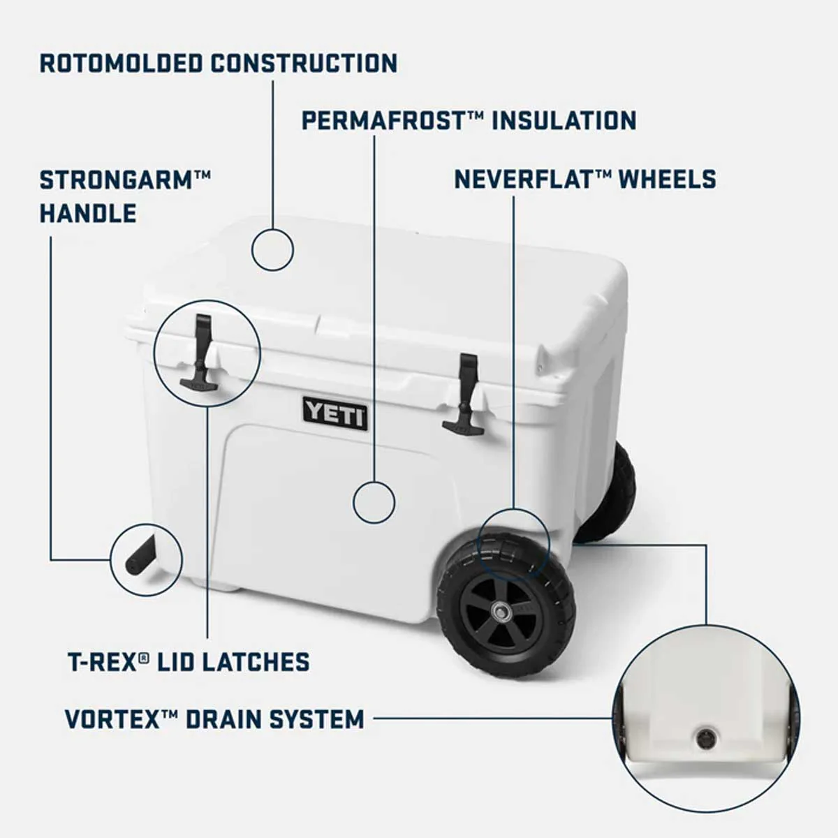 YETI Tundra Haul Heavy Duty Wheeled Cooler Box – Key Lime - Image 8
