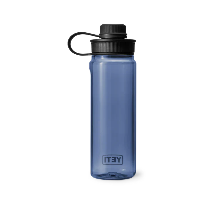 YETI Yonder 25 OZ (750ml) Water Bottle with Tether Cap - Navy - Image 6