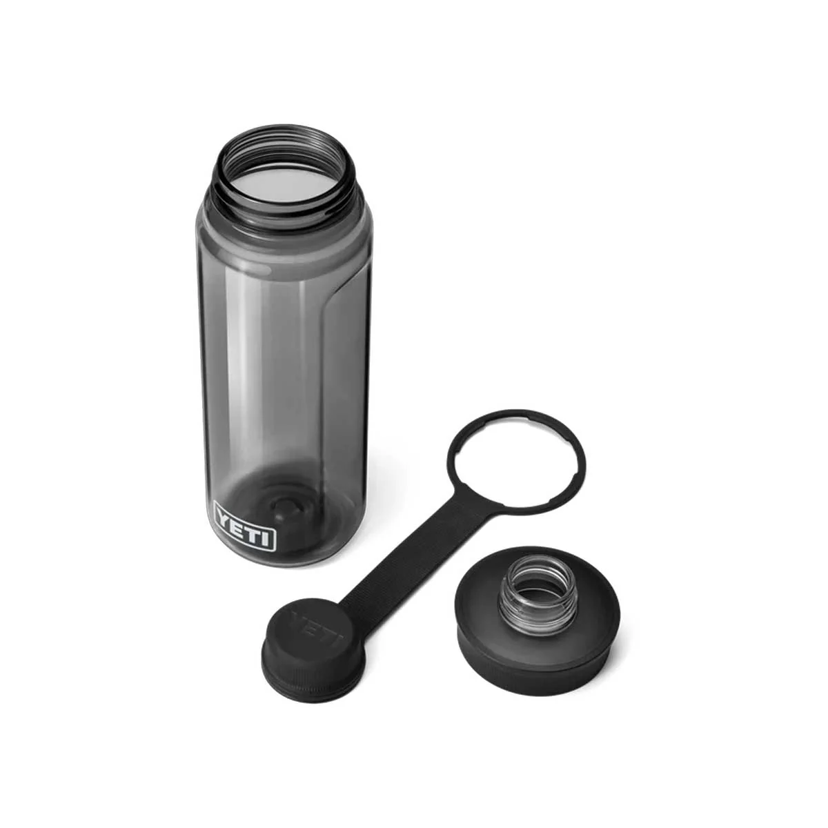 YETI Yonder 25 OZ (750ml) Water Bottle with Tether Cap - Charcoal - Image 5